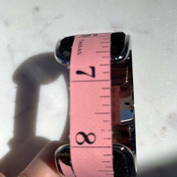 Authentic TOD’S Studded Cuff Bracelet ~ in Black Pony Hair (Calf Hair) - Picture 12 of 14